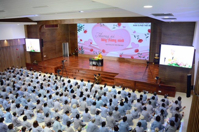 Dharma Talk “There is no affection like that for oneself” – The 96th Seven-Day Retreat.