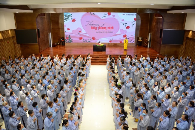 Dharma Talk “There is no affection like that for oneself” – The 96th Seven-Day Retreat.