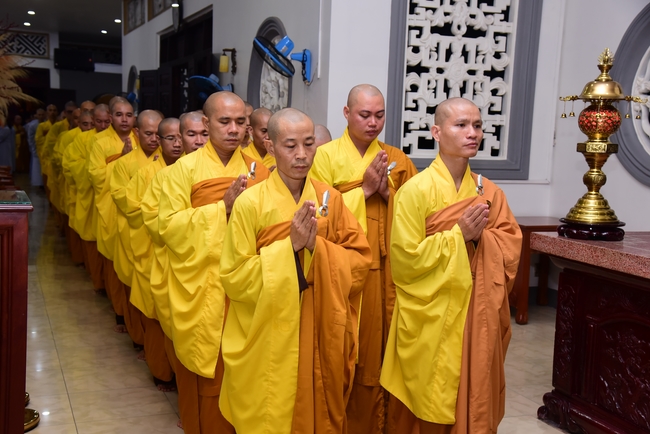 Quý Thầy chùa Hoằng Pháp an cư tập trung