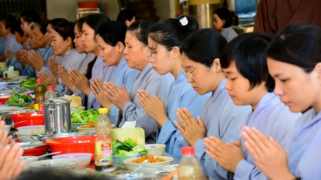 Quý Thầy chùa Hoằng Pháp an cư tập trung