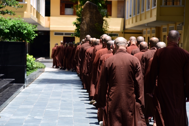 Quý Thầy chùa Hoằng Pháp an cư tập trung