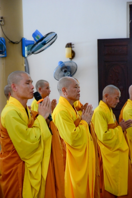 Quý Thầy chùa Hoằng Pháp an cư tập trung