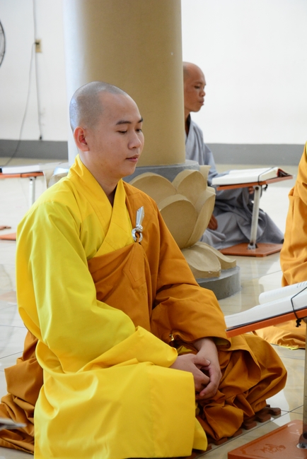 Quý Thầy chùa Hoằng Pháp an cư tập trung