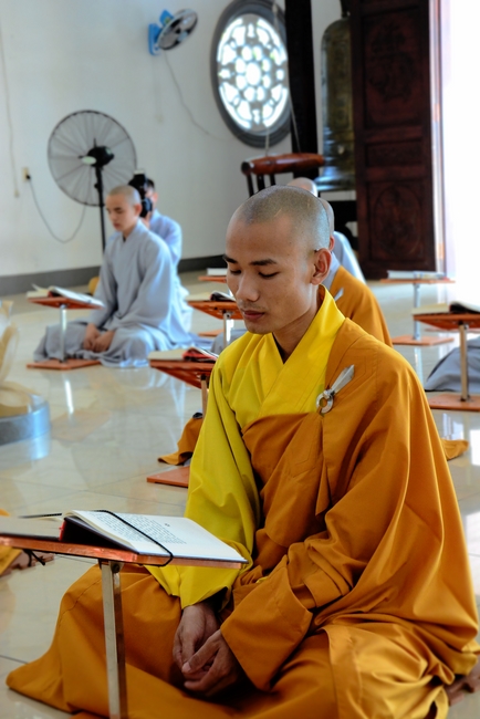 Quý Thầy chùa Hoằng Pháp an cư tập trung