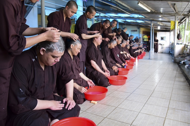 Quý Thầy chùa Hoằng Pháp an cư tập trung