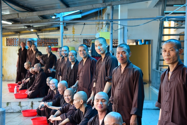 Quý Thầy chùa Hoằng Pháp an cư tập trung