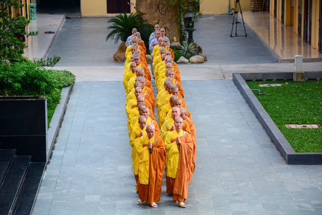 Quý Thầy chùa Hoằng Pháp an cư tập trung