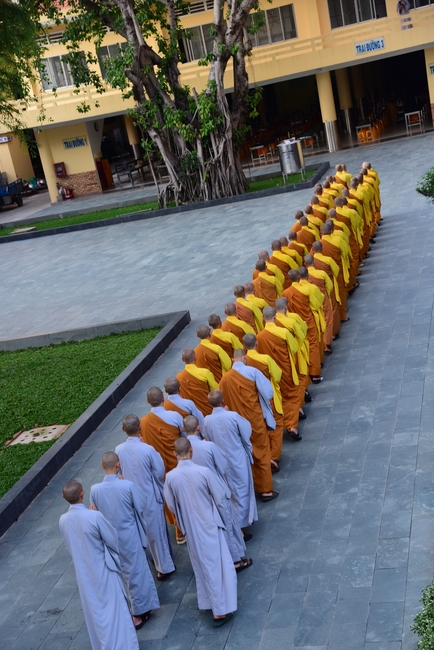 Quý Thầy chùa Hoằng Pháp an cư tập trung