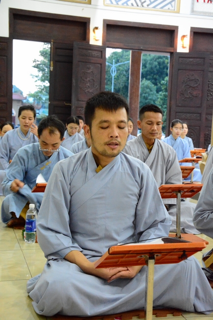 Quý Thầy chùa Hoằng Pháp an cư tập trung