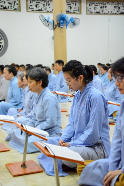 Quý Thầy chùa Hoằng Pháp an cư tập trung