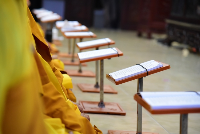 Quý Thầy chùa Hoằng Pháp an cư tập trung