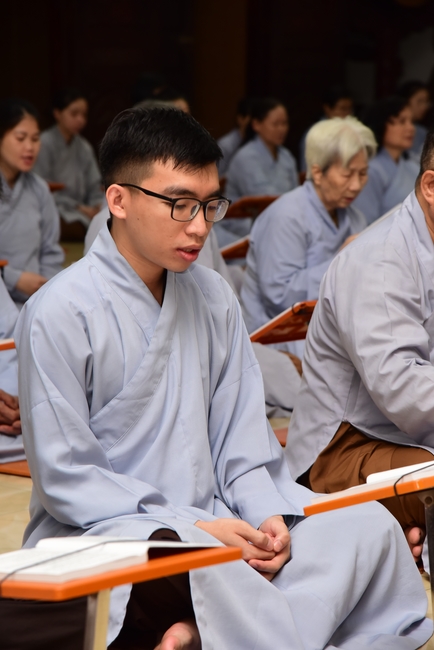 Quý Thầy chùa Hoằng Pháp an cư tập trung