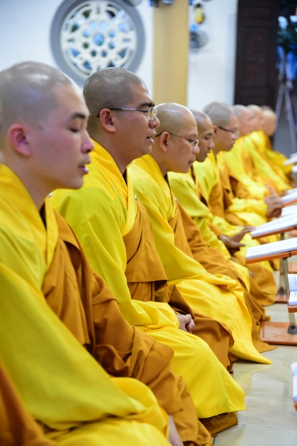 Quý Thầy chùa Hoằng Pháp an cư tập trung