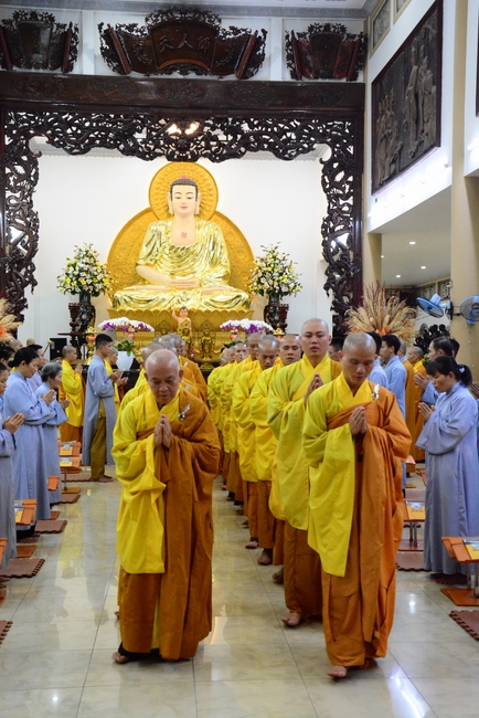 Quý Thầy chùa Hoằng Pháp an cư tập trung