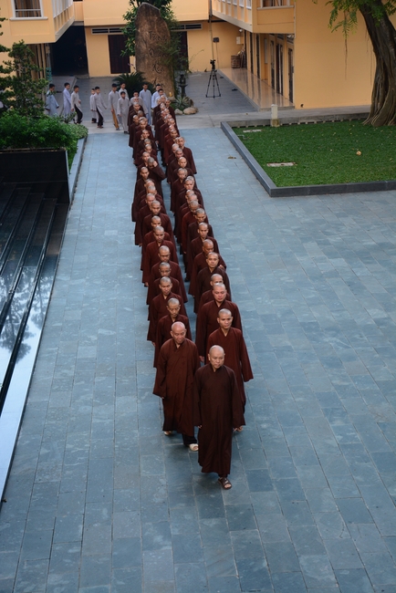 Quý Thầy chùa Hoằng Pháp an cư tập trung