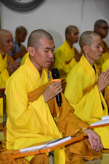 Quý Thầy chùa Hoằng Pháp an cư tập trung