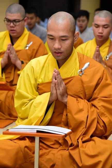 Quý Thầy chùa Hoằng Pháp an cư tập trung