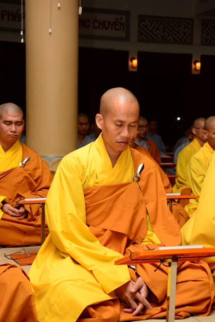 Quý Thầy chùa Hoằng Pháp an cư tập trung