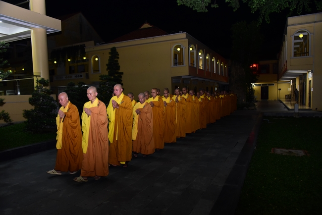 Quý Thầy chùa Hoằng Pháp an cư tập trung