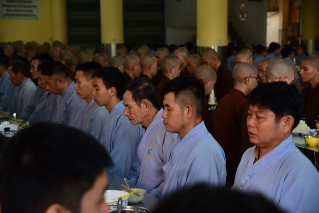 Quý Thầy chùa Hoằng Pháp an cư tập trung