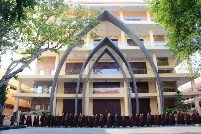 Quý Thầy chùa Hoằng Pháp an cư tập trung