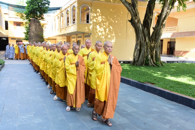 Quý Thầy chùa Hoằng Pháp an cư tập trung