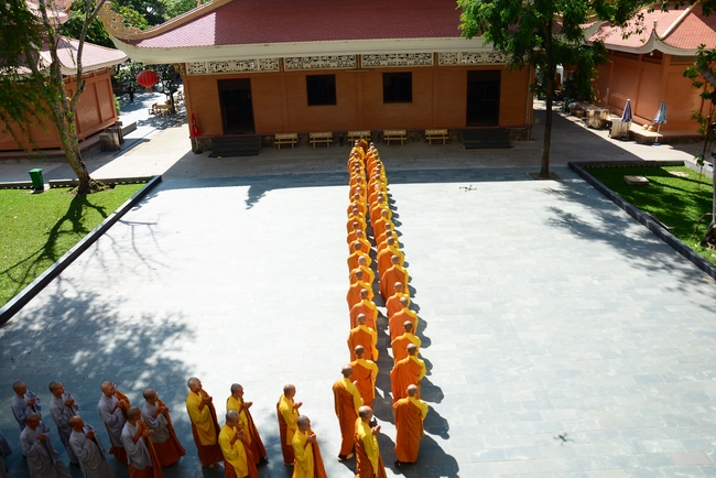 Quý Thầy chùa Hoằng Pháp an cư tập trung