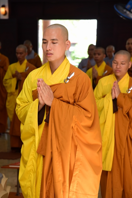 Quý Thầy chùa Hoằng Pháp an cư tập trung