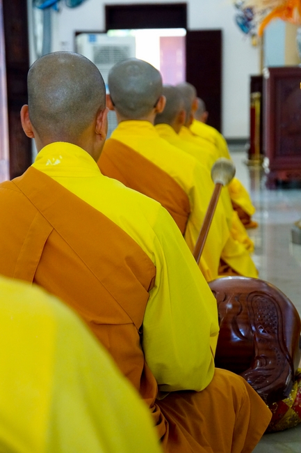 Quý Thầy chùa Hoằng Pháp an cư tập trung