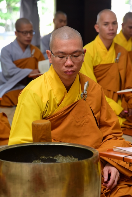 Quý Thầy chùa Hoằng Pháp an cư tập trung