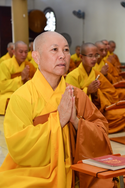 Quý Thầy chùa Hoằng Pháp an cư tập trung