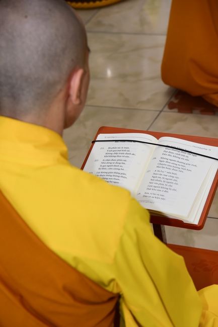 Quý Thầy chùa Hoằng Pháp an cư tập trung