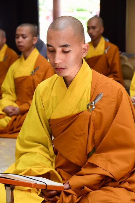 Quý Thầy chùa Hoằng Pháp an cư tập trung