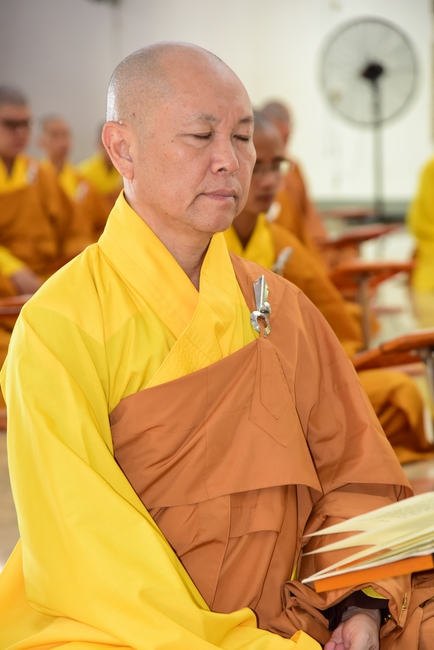 Quý Thầy chùa Hoằng Pháp an cư tập trung