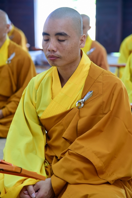 Quý Thầy chùa Hoằng Pháp an cư tập trung