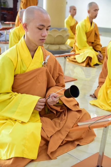 Quý Thầy chùa Hoằng Pháp an cư tập trung