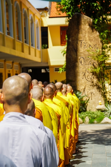 Quý Thầy chùa Hoằng Pháp an cư tập trung