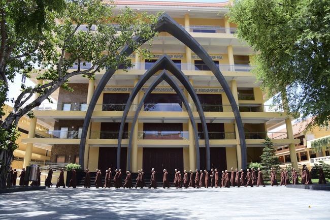 Quý Thầy chùa Hoằng Pháp an cư tập trung