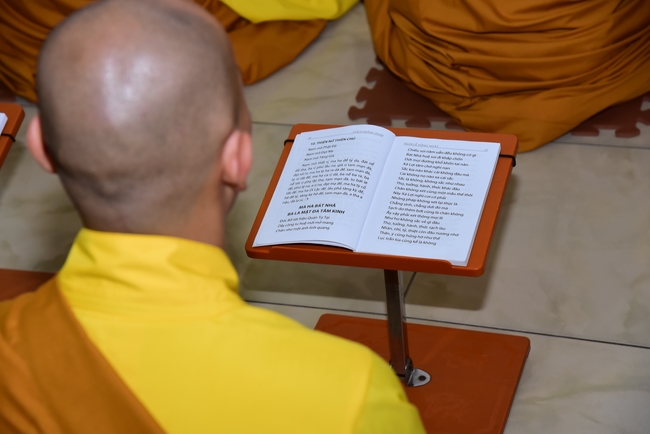 Quý Thầy chùa Hoằng Pháp an cư tập trung