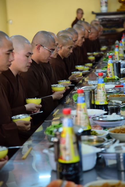 Quý Thầy chùa Hoằng Pháp an cư tập trung