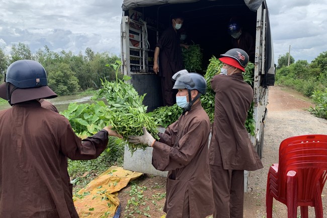 Continuing to support people in need in the Covid-19 pandemic of Hoang Phap Pagoda (series 5)