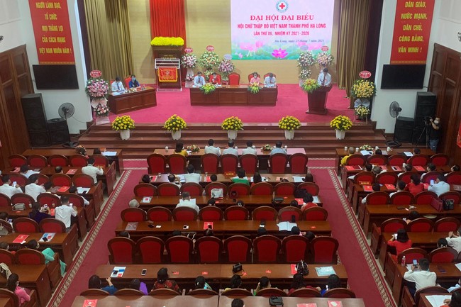 Tieu Dao pagoda: Junior Thich Tam Tinh receiving a Campaign Medal from Vietnam Red Cross