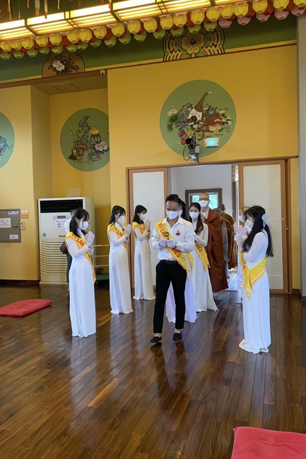 Ullambana Ceremony at Hoang Phap ashram in Jeonju - South Korea