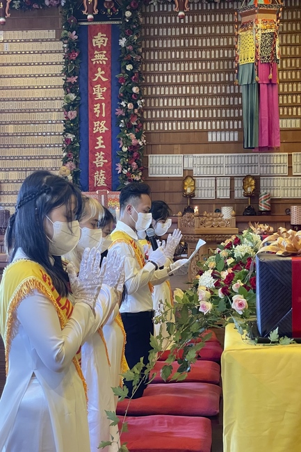Ullambana Ceremony at Hoang Phap ashram in Jeonju - South Korea