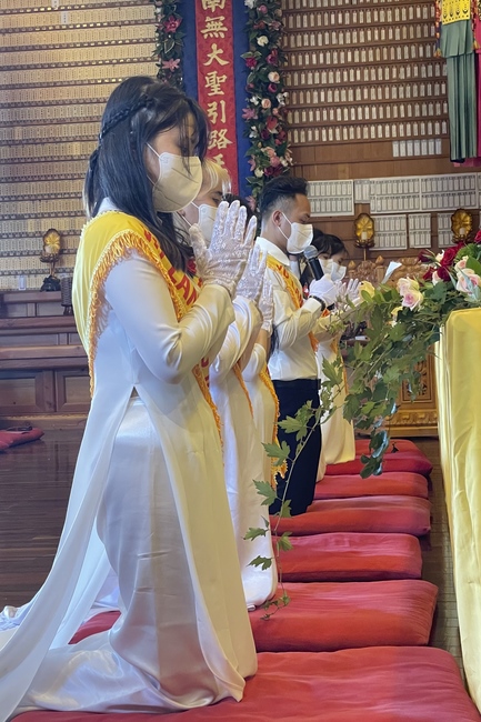 Ullambana Ceremony at Hoang Phap ashram in Jeonju - South Korea