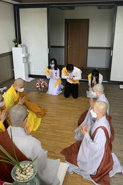 Ullambana Ceremony at Hoang Phap ashram in Jeonju - South Korea