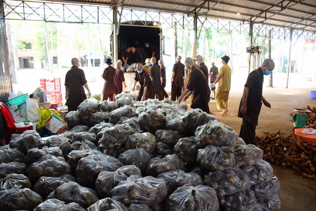 Continuing to support people in need in the Covid-19 pandemic of Hoang Phap Pagoda (series 10)