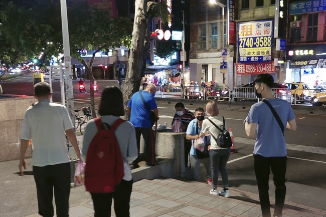 Charity in Ullambana season of Linh An Pagoda in a Taiwan
