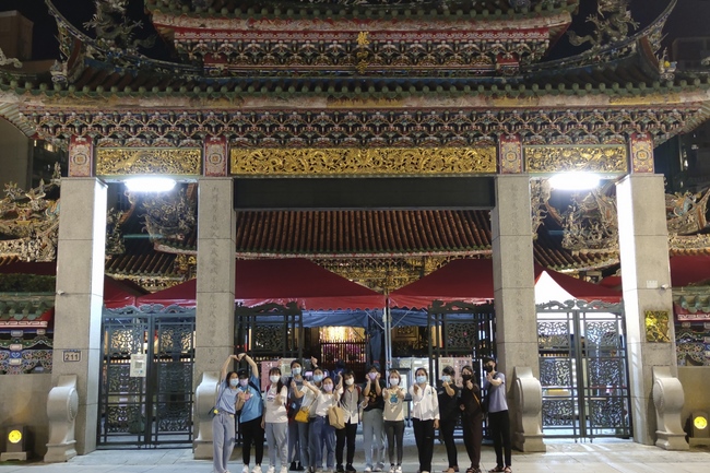 Charity in Ullambana season of Linh An Pagoda in a Taiwan