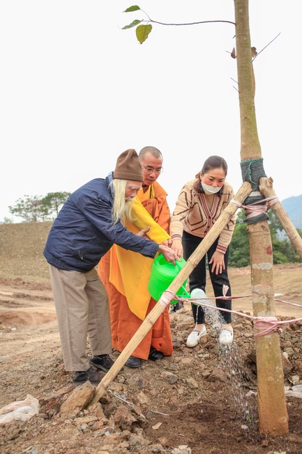 Ground breaking ceremony of Tu An Dien (Ha pagoda)